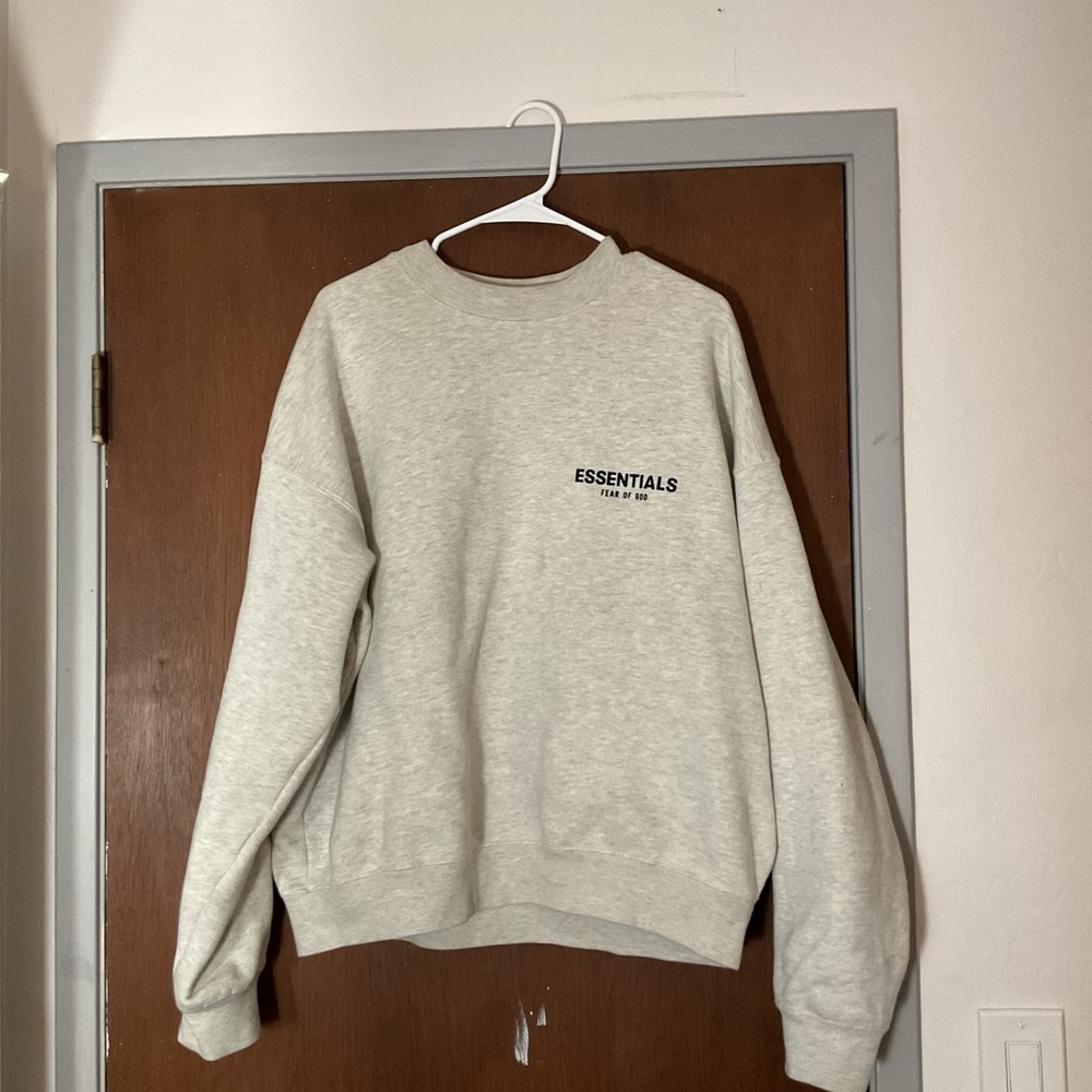 Essentials Oatmeal Grey Sweater